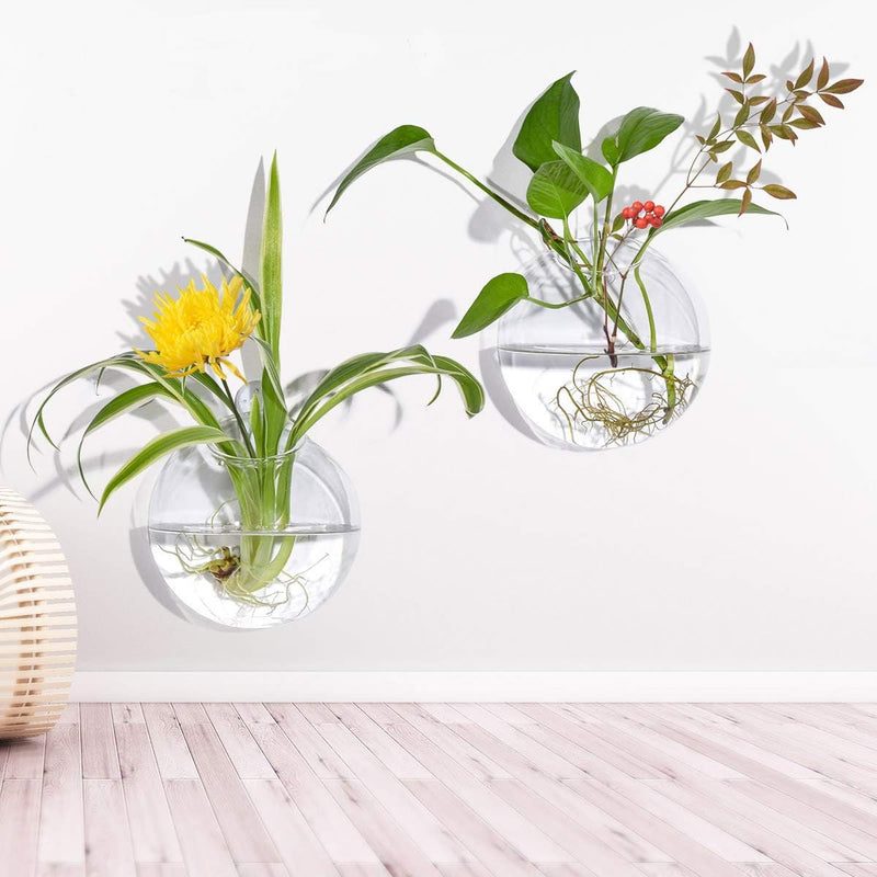 Wall Mounted Hanging Glass Vase - Techmanistan in Pakistan