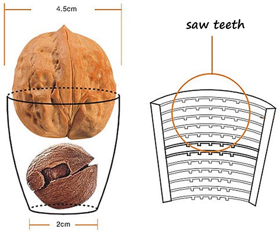 Walnut Crackerr Nutcrackerr Nut Opener Sheller with Non - slip Handle Kitchen Tool Hazelnut Walnut Pliers Metal Opener Plier Tool, Walnut Opener - Techmanistan in Pakistan