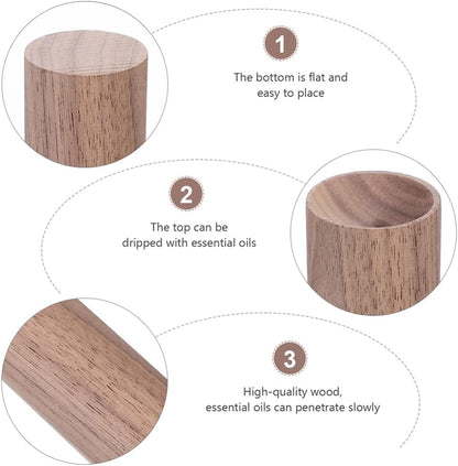 Walnut Wood Essential Oil Diffuser - Techmanistan in Pakistan