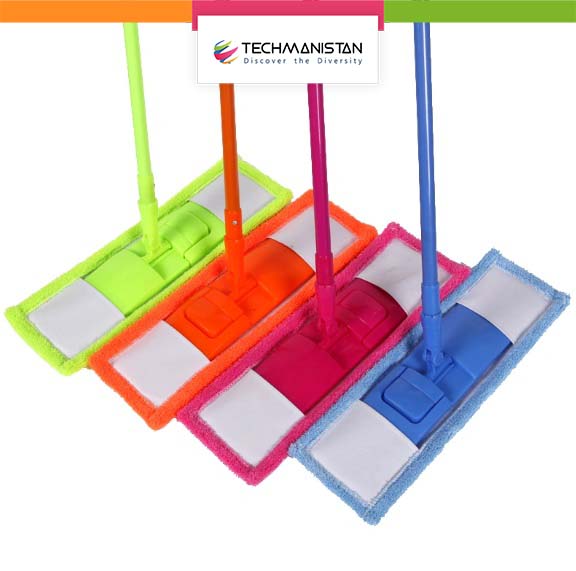 Wash & Clean Wall and Floor Micro Fiber Broom - Techmanistan in Pakistan