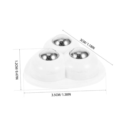 4pcs Mini Swivel Caster Wheels