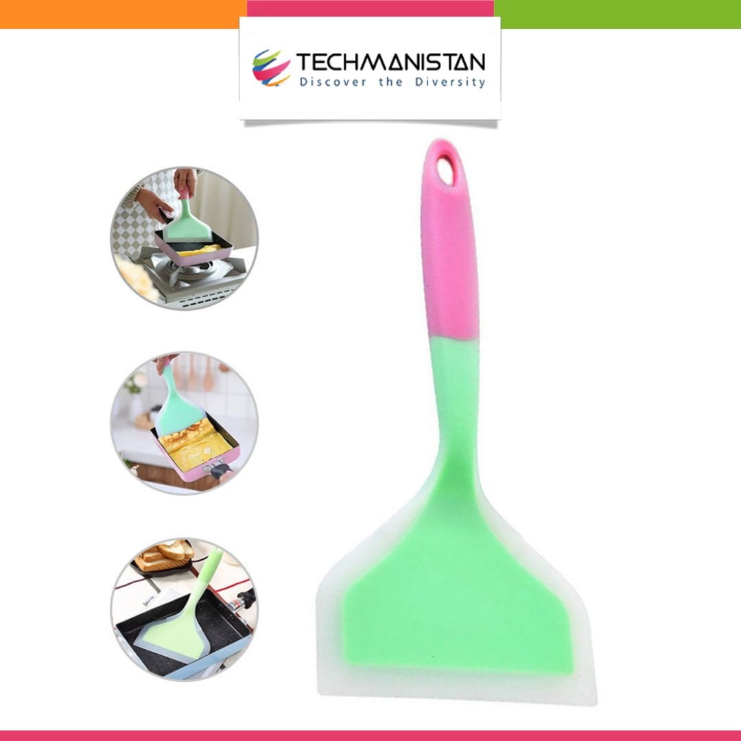 Wide Silicon Pancakes Spatula Turner - Techmanistan