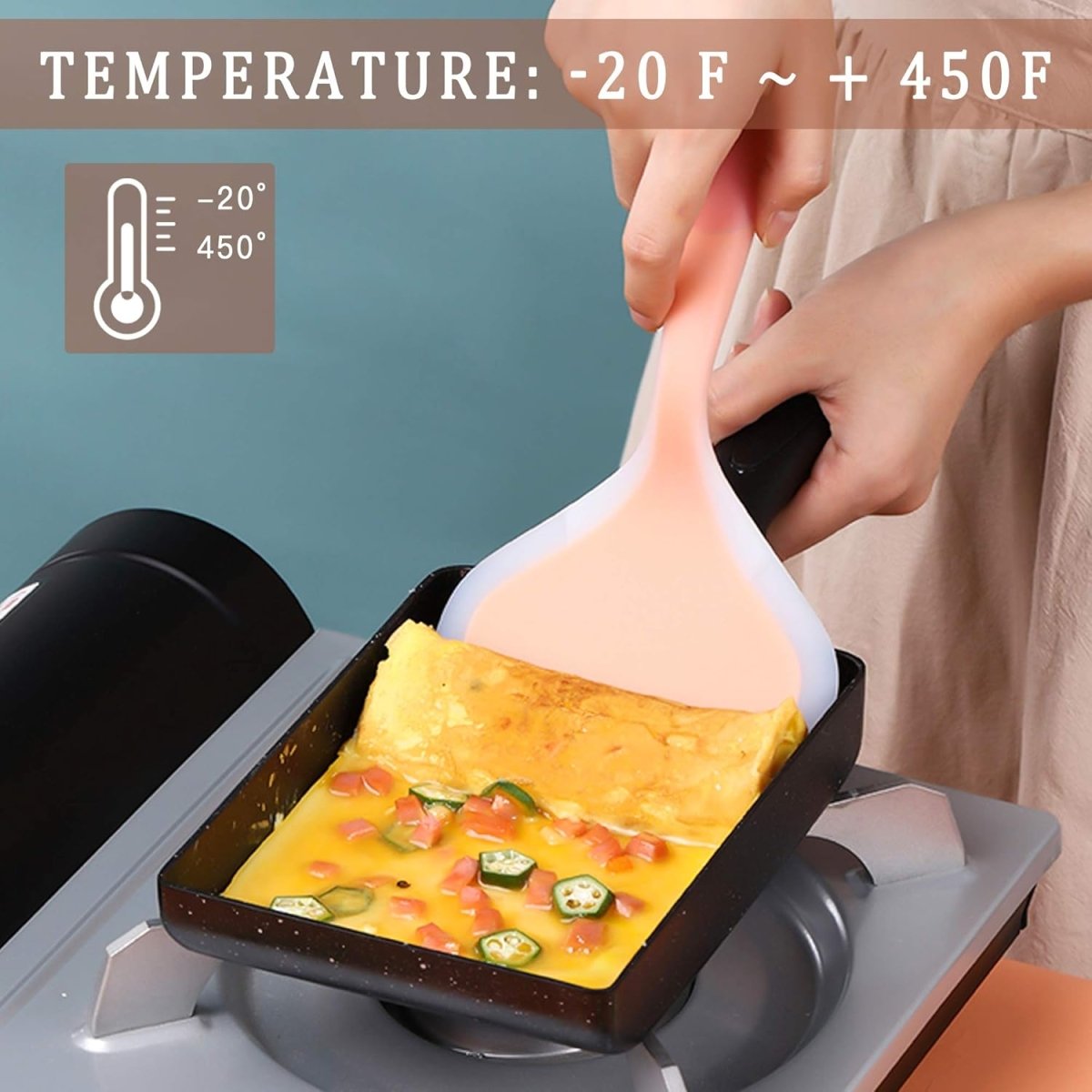 Wide Silicon Pancakes Spatula Turner - Techmanistan