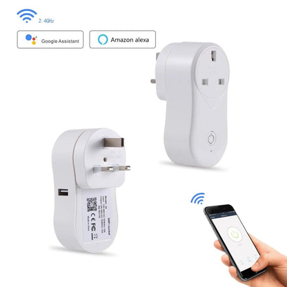 WIFI Smart Socket EU Plug USB Outlet - Techmanistan in Pakistan