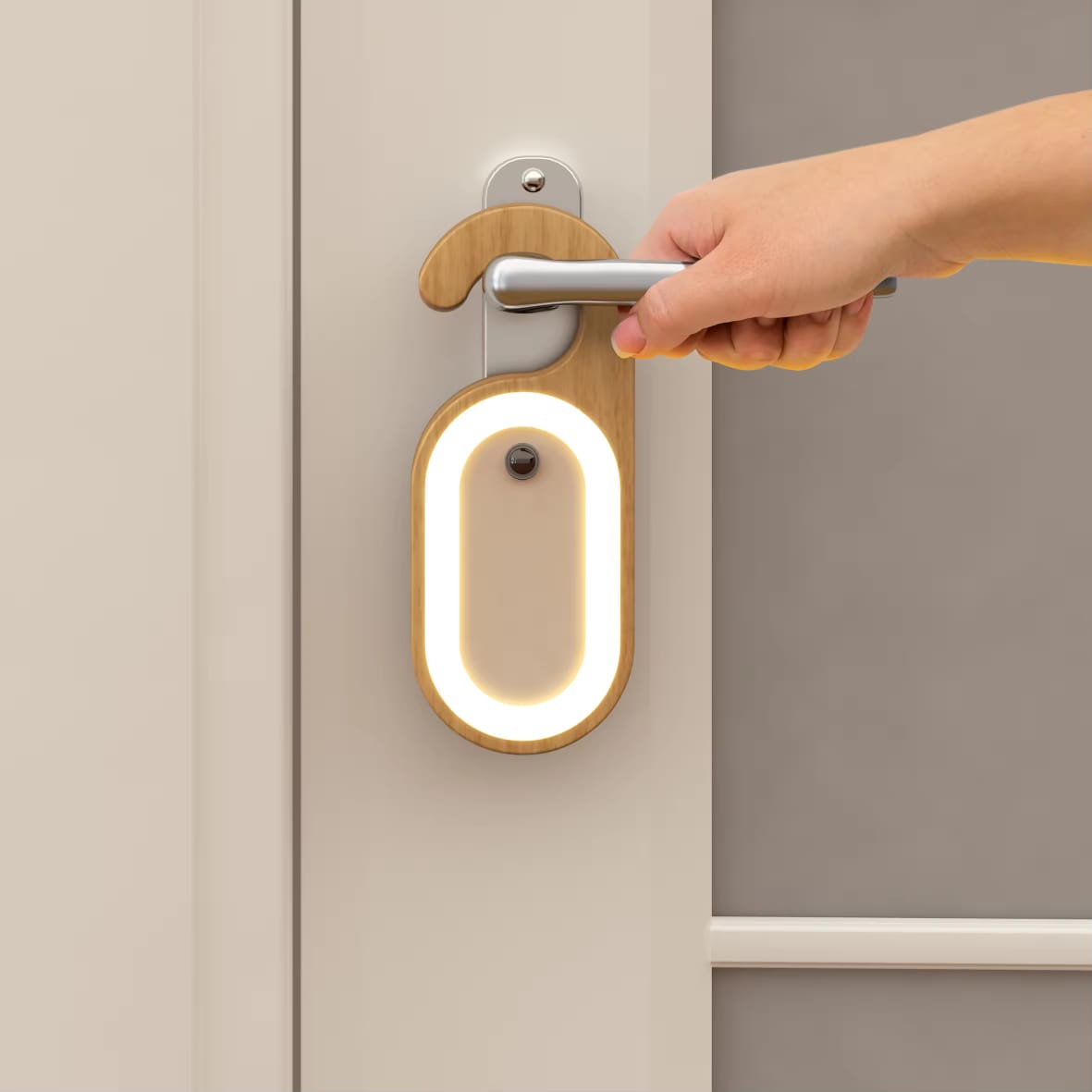 Wooden Message Memo Motion Sensor Night Light - Techmanistan in Pakistan