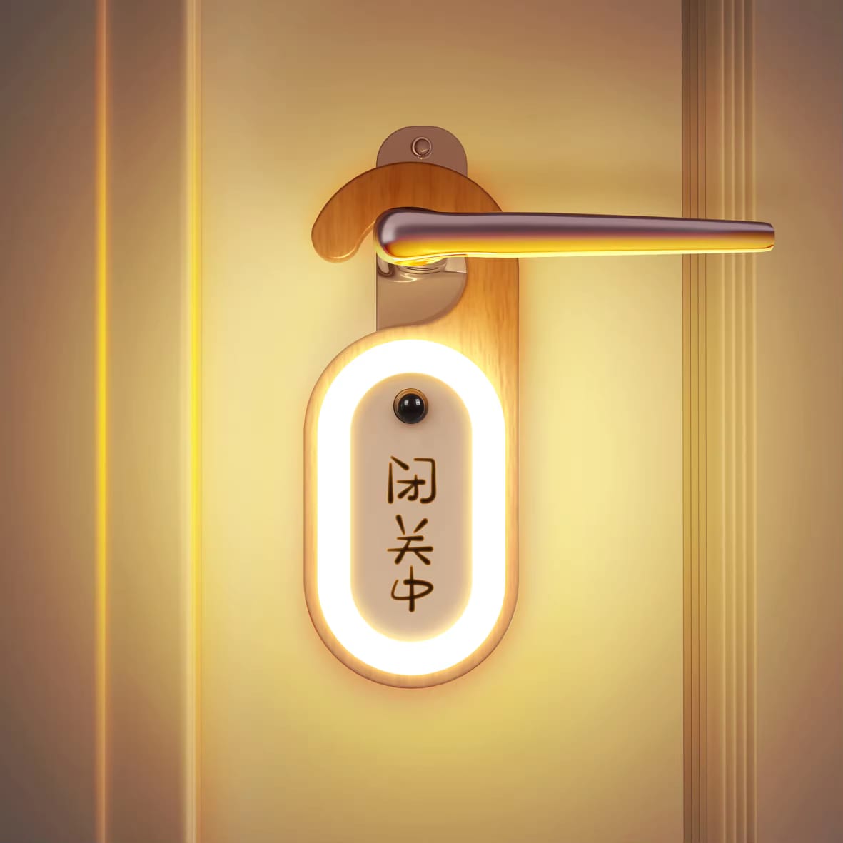 Wooden Message Memo Motion Sensor Night Light - Techmanistan in Pakistan
