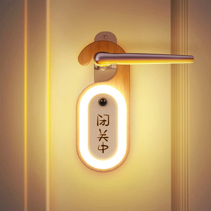 Wooden Message Memo Motion Sensor Night Light - Techmanistan in Pakistan