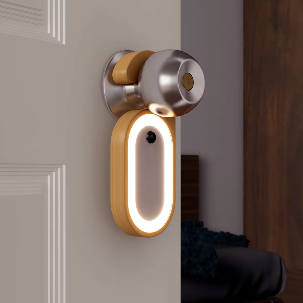 Wooden Message Memo Motion Sensor Night Light - Techmanistan in Pakistan