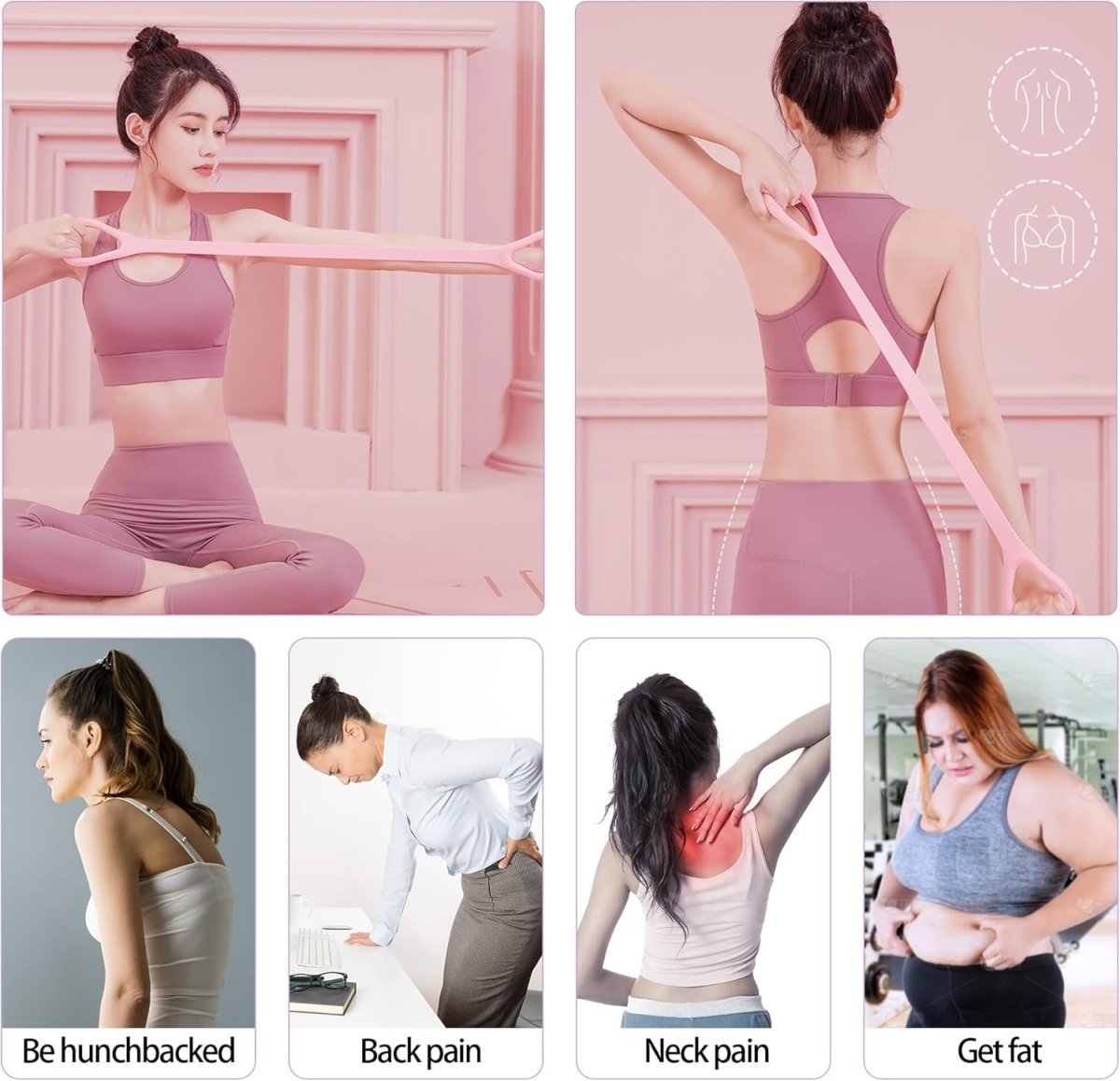 Yoga Stretching Strap Resistance Belt - Techmanistan in Pakistan