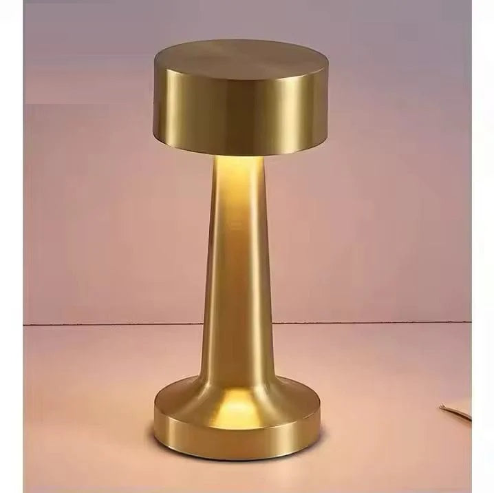 Rechargeable Golden Table Desk Lamp