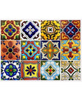 Pack of 48 - 3D Embossed Truck Art Themed Tile Stickers for Living Room, Kitchen and Bathroom - 6x6 Inches each--Techmanistan-My Store